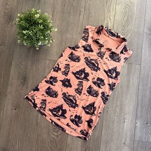 Nike Golf Peachy Pink Deer‎ Golf Course Sleeveless Dri Fit Top